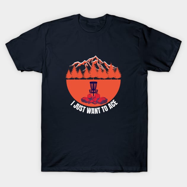 Disc Golf Ace T-Shirt by Zodde art